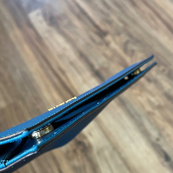 Michael Kors Tilda XL Teal Clutch - Picture 17 of 17